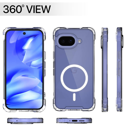 Google Pixel 9A 5G MagSafe mobile back cover in transparent mag-safe by Pikkme – photo 7