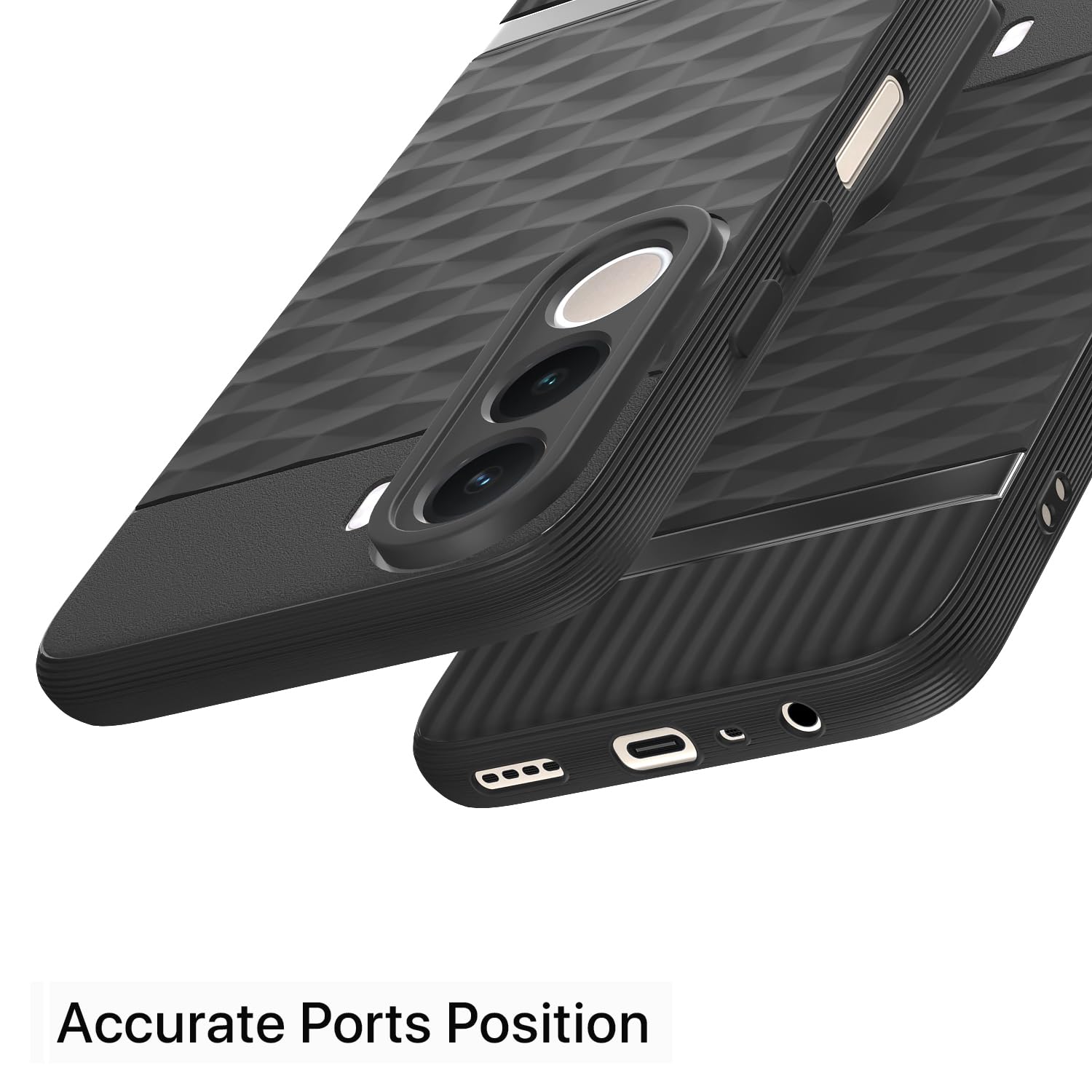 Pikkme Realme C100x Silicone black mobile back cover – photo 4