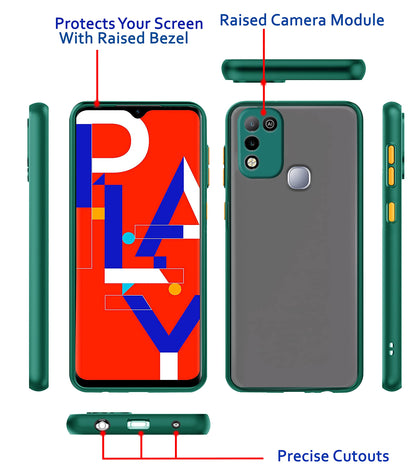 Pikkme Infinix Hot 10 Play green mobile back cover – photo 3