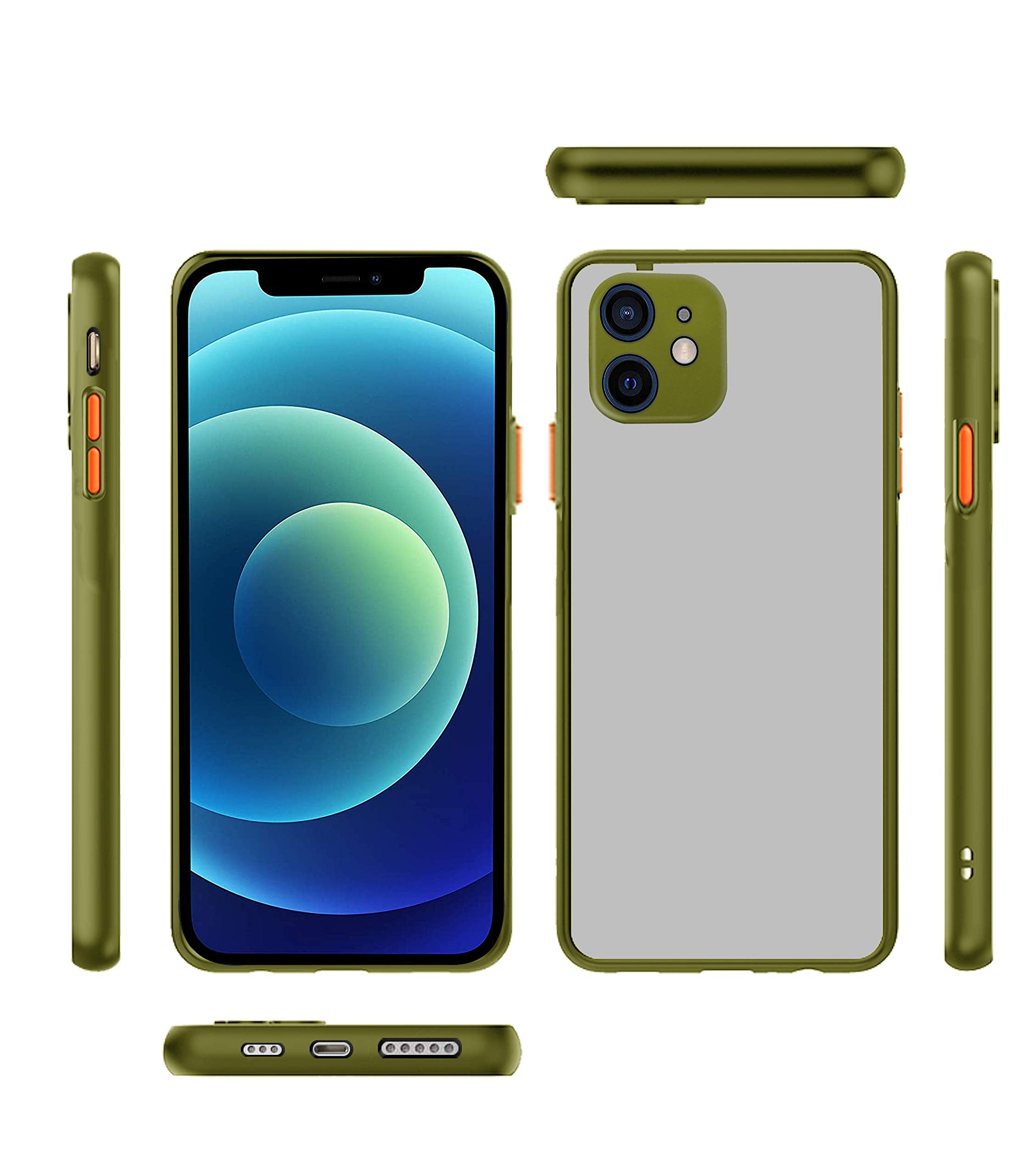iPhone 12 mobile back cover in green by Pikkme – photo 2
