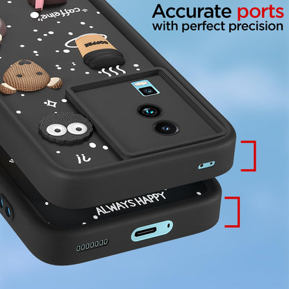 Pikkme black mobile back cover for iQOO Neo 7/Neo 7 Pro 5G – photo 4
