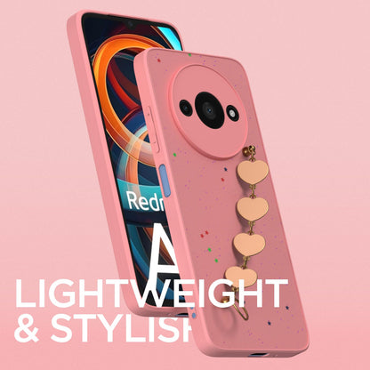 Pikkme pink Chain mobile back cover for Redmi A3 (2024)/A3x/Poco C61 – photo 6