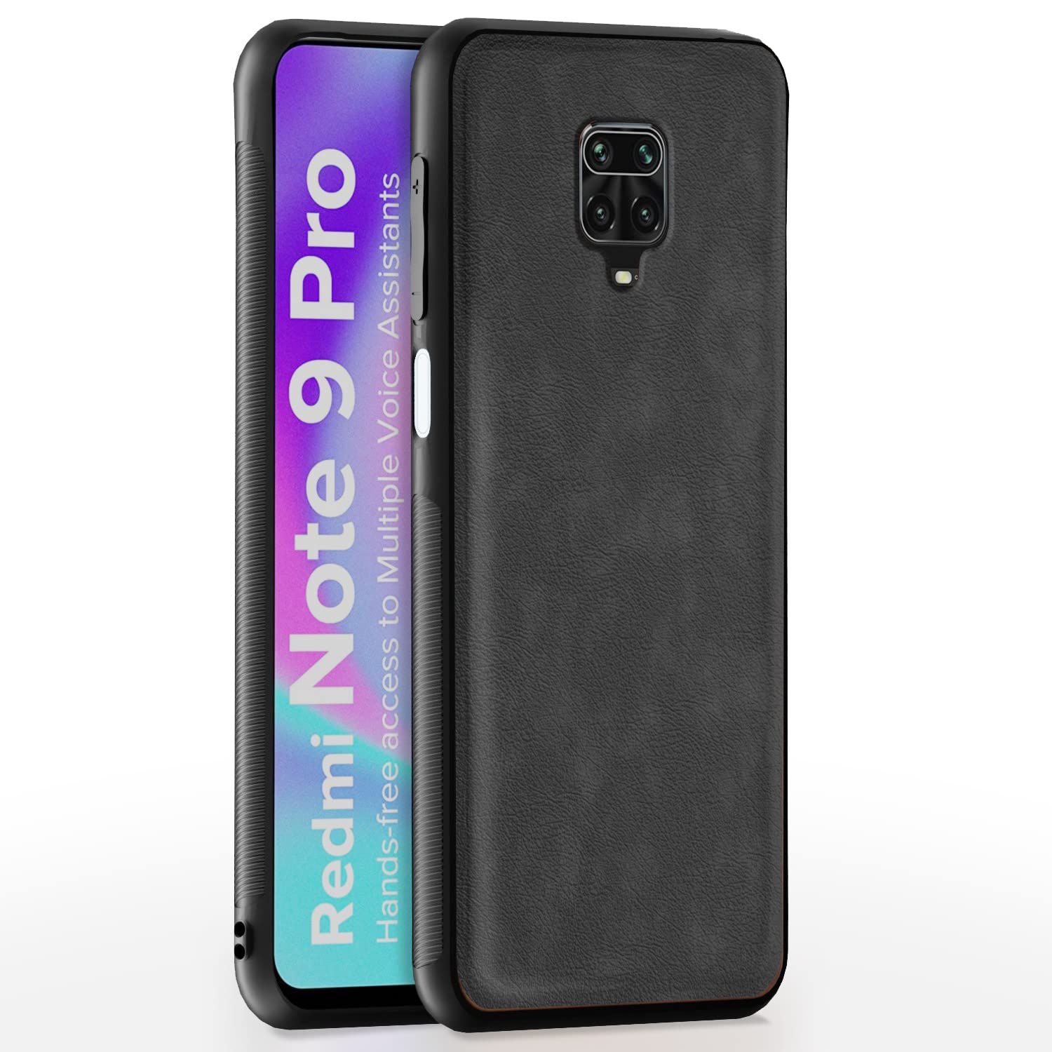 Redmi Note 9 Pro/Note 9 Pro Max/Poco M2 Pro/Note 10 Lite Leather mobile cover in grey by Pikkme