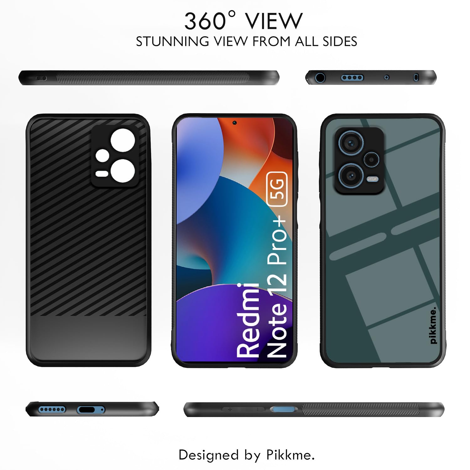 Redmi Note 12 Pro Plus 5G Hybrid mobile back cover by Pikkme – photo 2