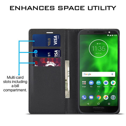Pikkme Moto G6 Play black mobile flip cover – photo 3