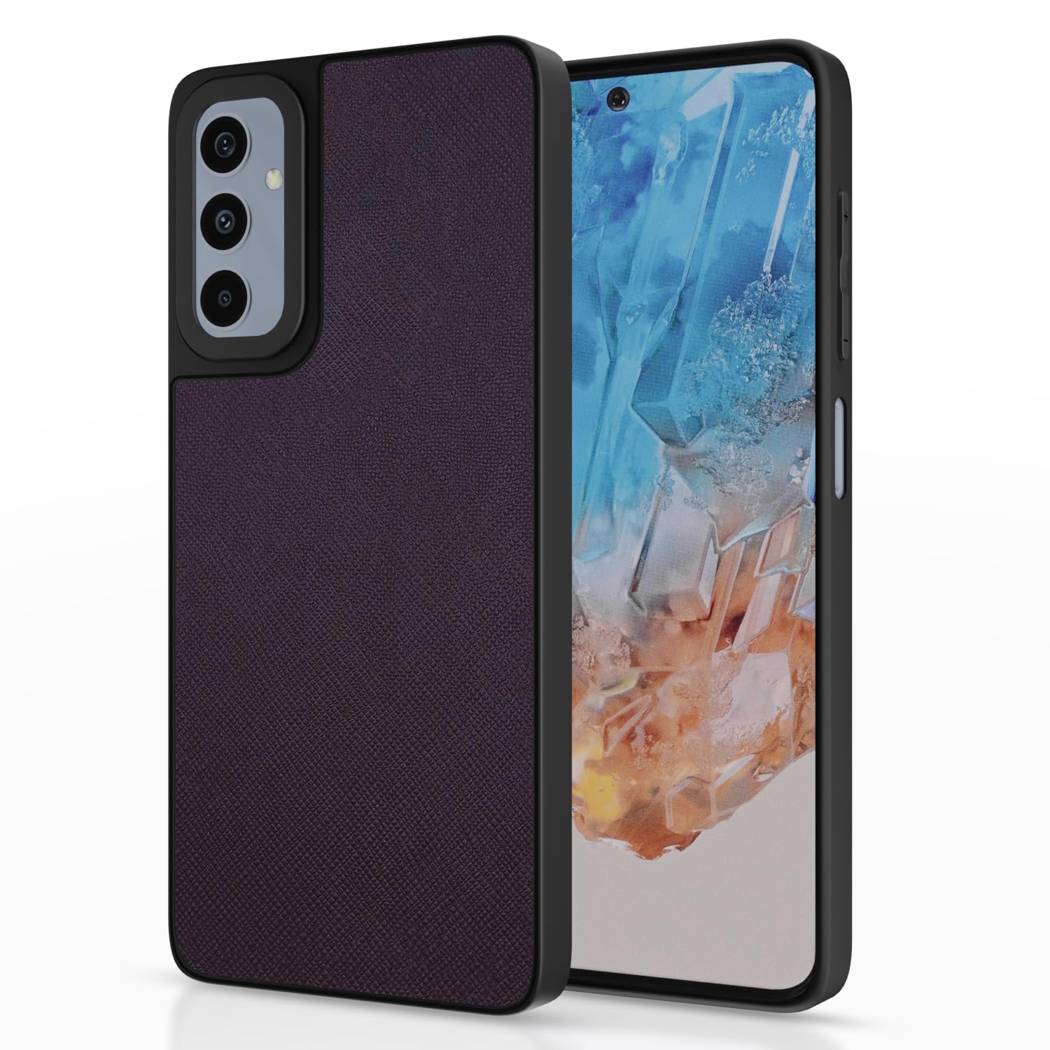 Pikkme cherry Leatherback back cover for Samsung M35 5G