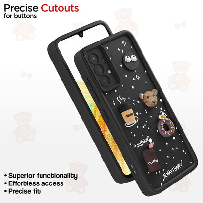 Black Silicone phone cover for Samsung A33 5G/3D – Pikkme – photo 6