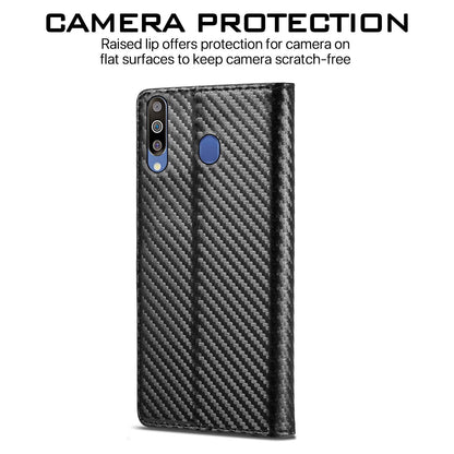 Samsung M30 Wallet flip cover in black by Pikkme – photo 4