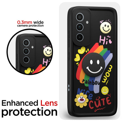 Black Soft Silicone mobile cover for Samsung A35 5G – Pikkme – photo 5