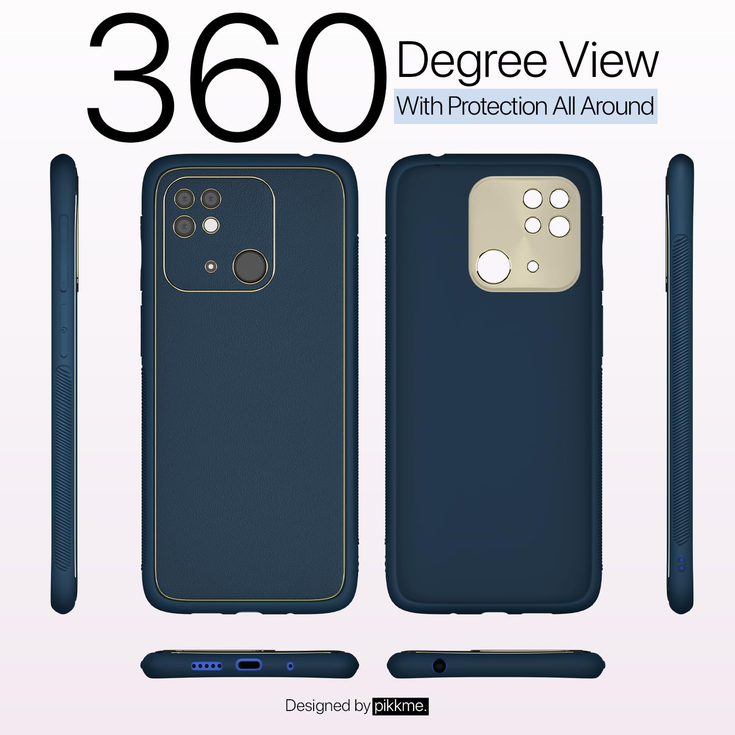 Pikkme blue back cover for Redmi 10/10 Power – photo 3