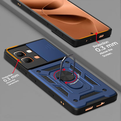 Pikkme Infinix Note Edge 5G/360 D10 Camera Shield blue mobile back cover – photo 4