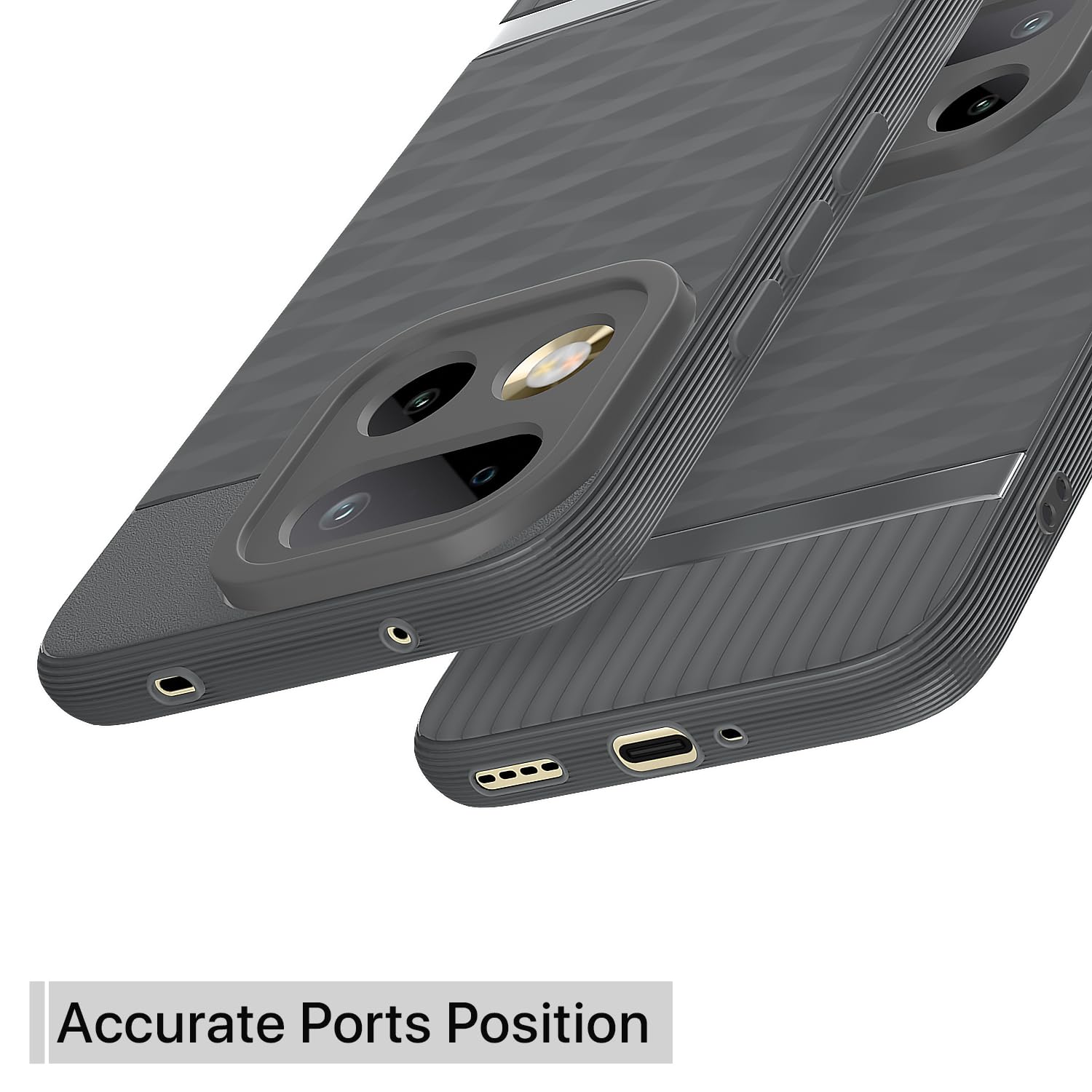 Grey mobile back cover for Realme 16 Pro 5G – Pikkme – photo 4