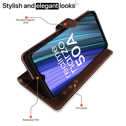 Pikkme brown & coffee flip cover for Realme Narzo 50A – photo 3