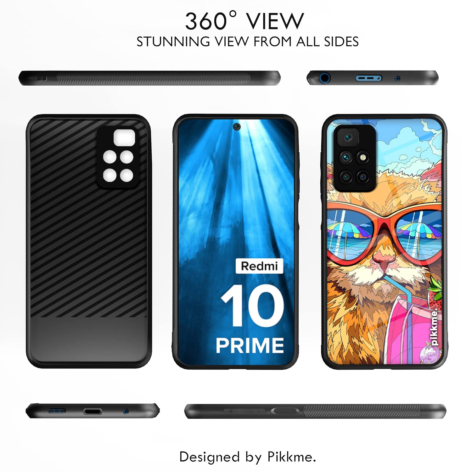 Pikkme Cat mobile cover for Redmi 10 Prime – photo 2