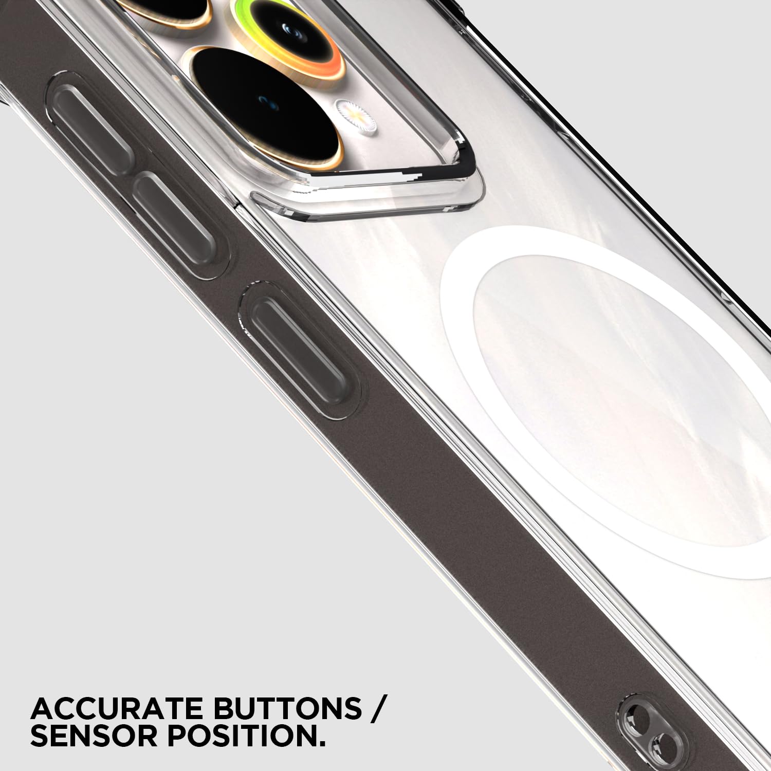 Pikkme Realme 15 5G MagSafe transparent mag-safe back cover – photo 6