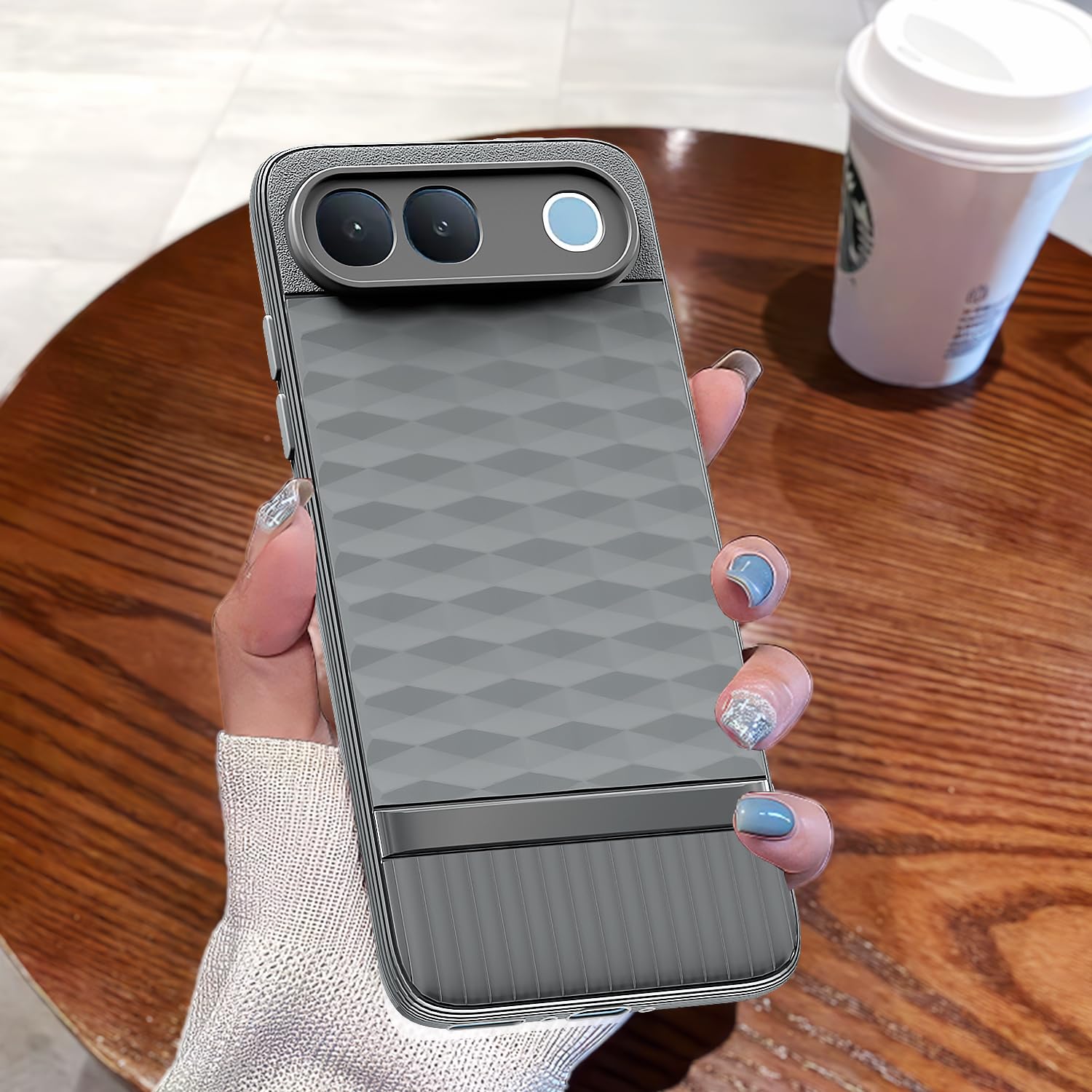 Vivo S2 5G Gencase phone cover in grey by Pikkme – photo 7
