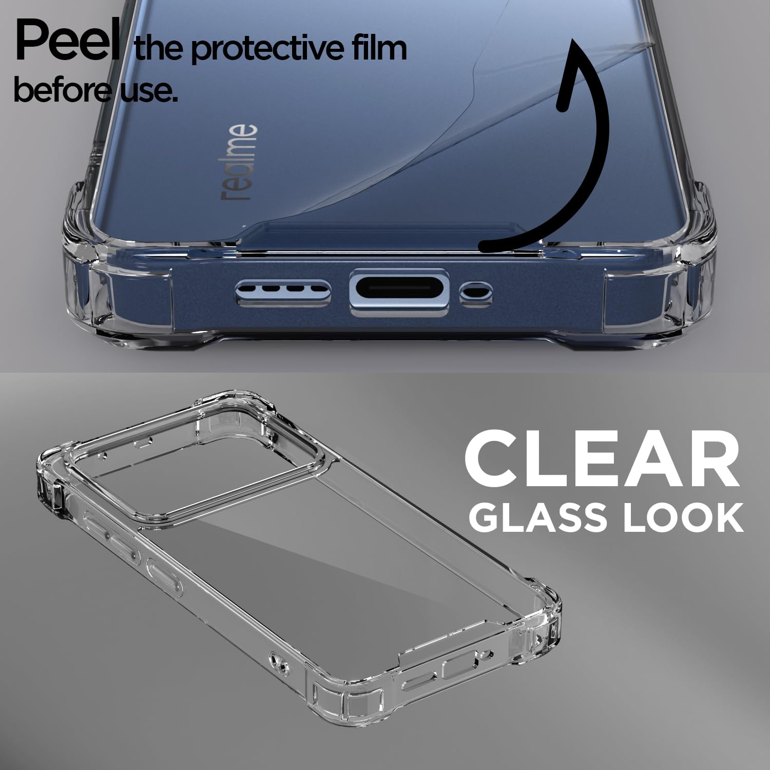 Pikkme transparent phone cover for Realme P4 5G – photo 3