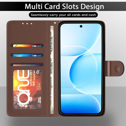 Vivo S2 5G Wallet wallet flip cover in tan by Pikkme – photo 5