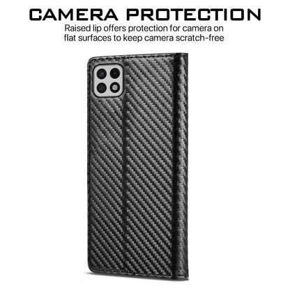 Samsung A22 5G Wallet wallet flip cover in black by Pikkme – photo 4