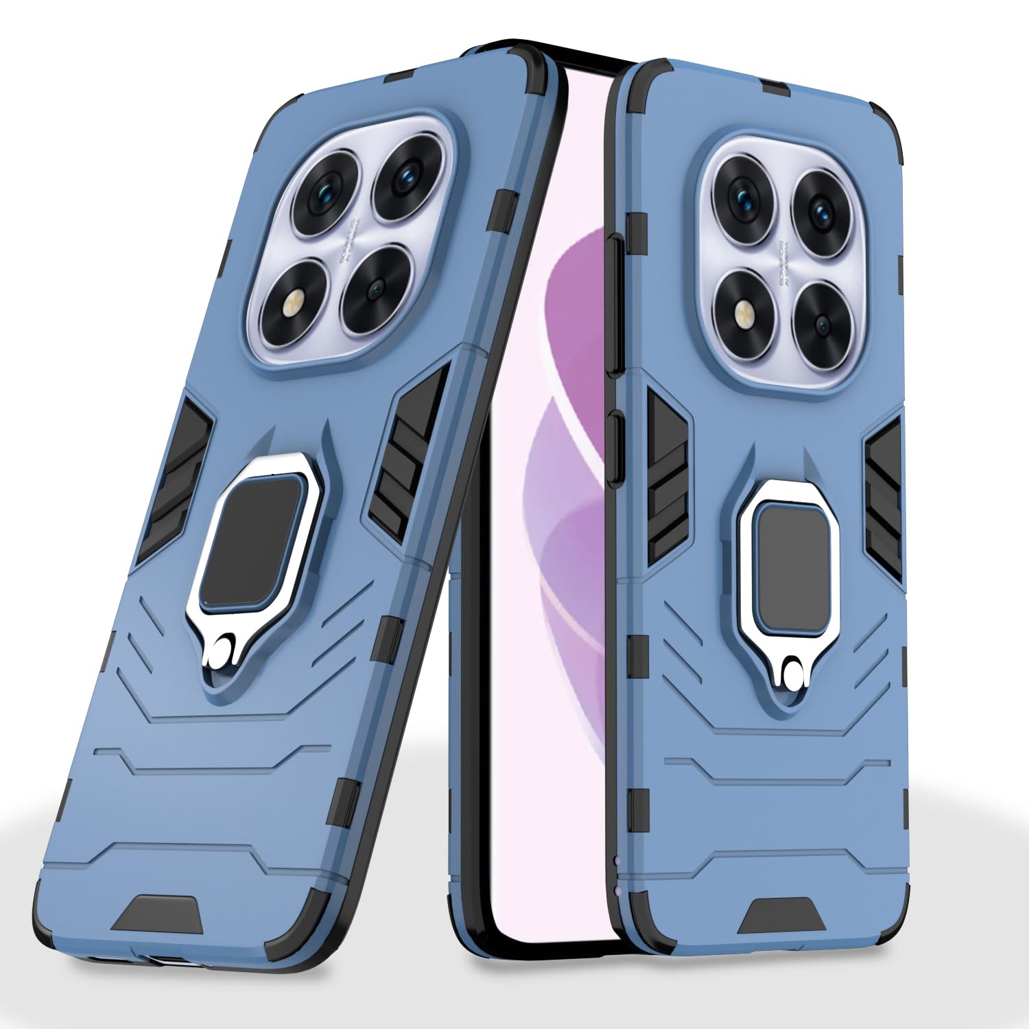 Blue D5 Tough Armor phone cover for Redmi Note 14 Pro 5G – Pikkme