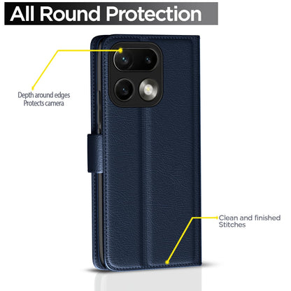 Pikkme blue mobile flip cover for Realme 16 Pro 5G – photo 4