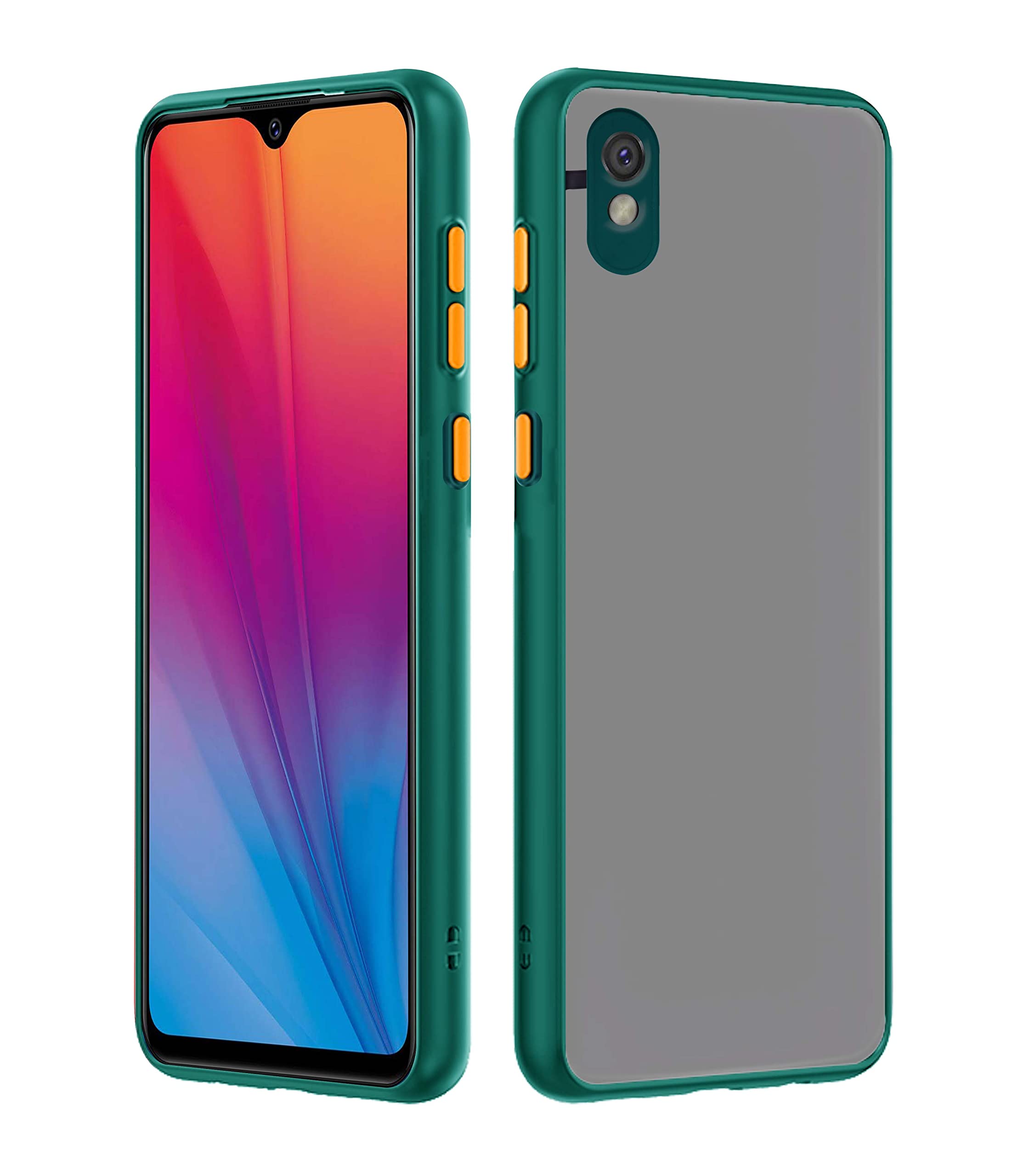 Samsung M01 Core Matte mobile cover in green by Pikkme