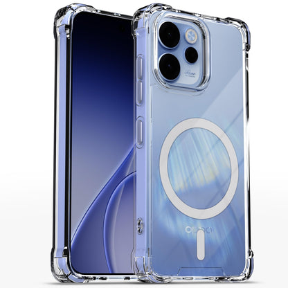Oppo Reno 15F/Reno 15 5G phone cover in transparent mag-safe by Pikkme