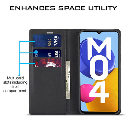 Pikkme Samsung M04/F04/A04e black flip case – photo 3
