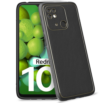 Pikkme black back cover for Redmi 10/10 Power