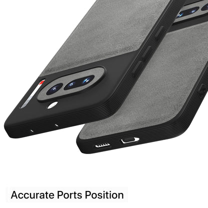 Nothing Phone 4a 5G Leather phone cover in grey by Pikkme – photo 4