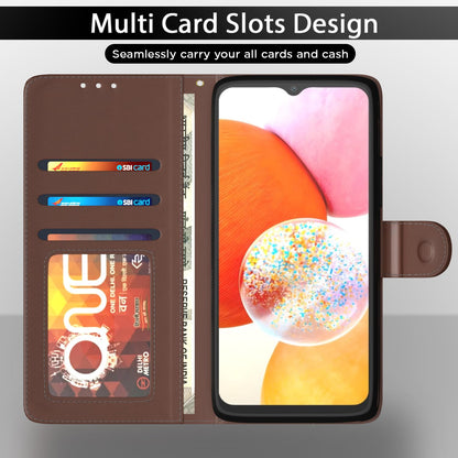 Samsung A14 4G/A14 5G Wallet mobile flip cover in tan by Pikkme – photo 5