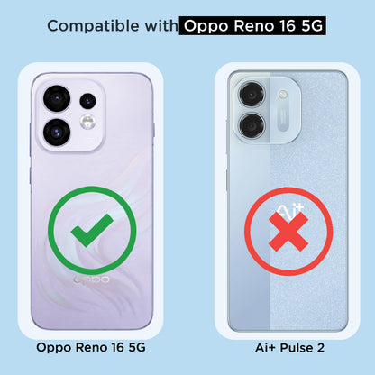 Transparent mag-safe mobile cover for Oppo Reno 16/16 Pro 5G – Pikkme – photo 4