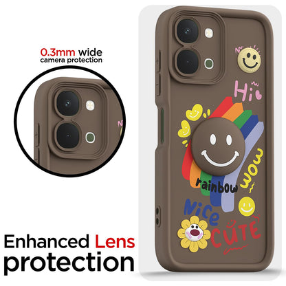 Brown mobile cover for Vivo T5x/Y51 Pro/iQOO Z11x 5G – Pikkme – photo 5
