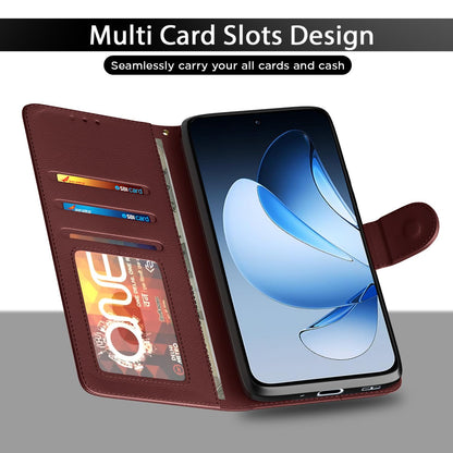 Oppo Reno 13 5G flip case in brown by Pikkme – photo 5