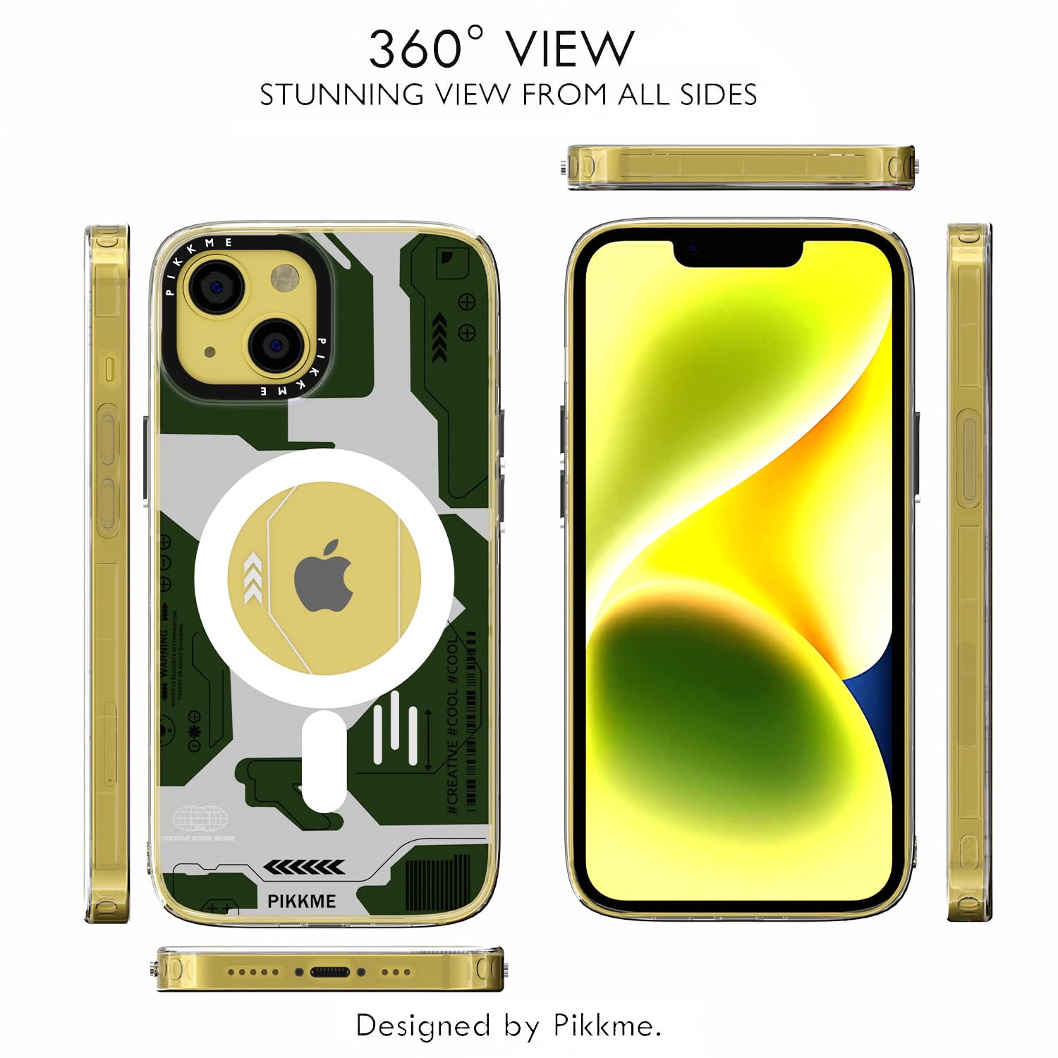 iPhone 14 phone cover in green by Pikkme – photo 3