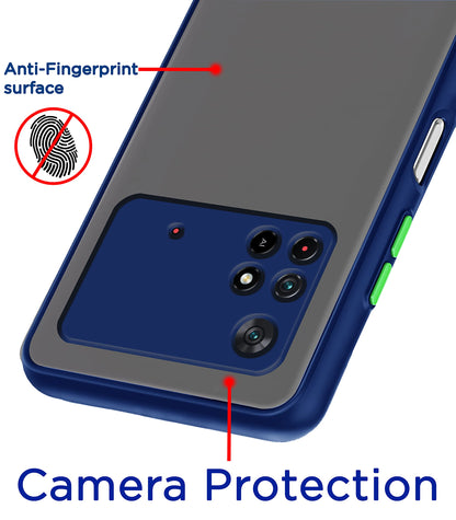 Blue Hybrid phone cover for Poco M4 Pro 4G – Pikkme – photo 2