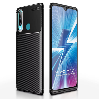 Pikkme black mobile cover for Vivo Y12/Y15/Y17/U10