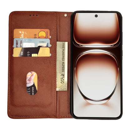 Brown Magnetic mobile flip cover for Oppo Reno 12 5G – Pikkme – photo 3