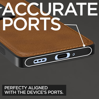 Pikkme Oppo F25 Pro 5G Leatherback Back Case | Brown