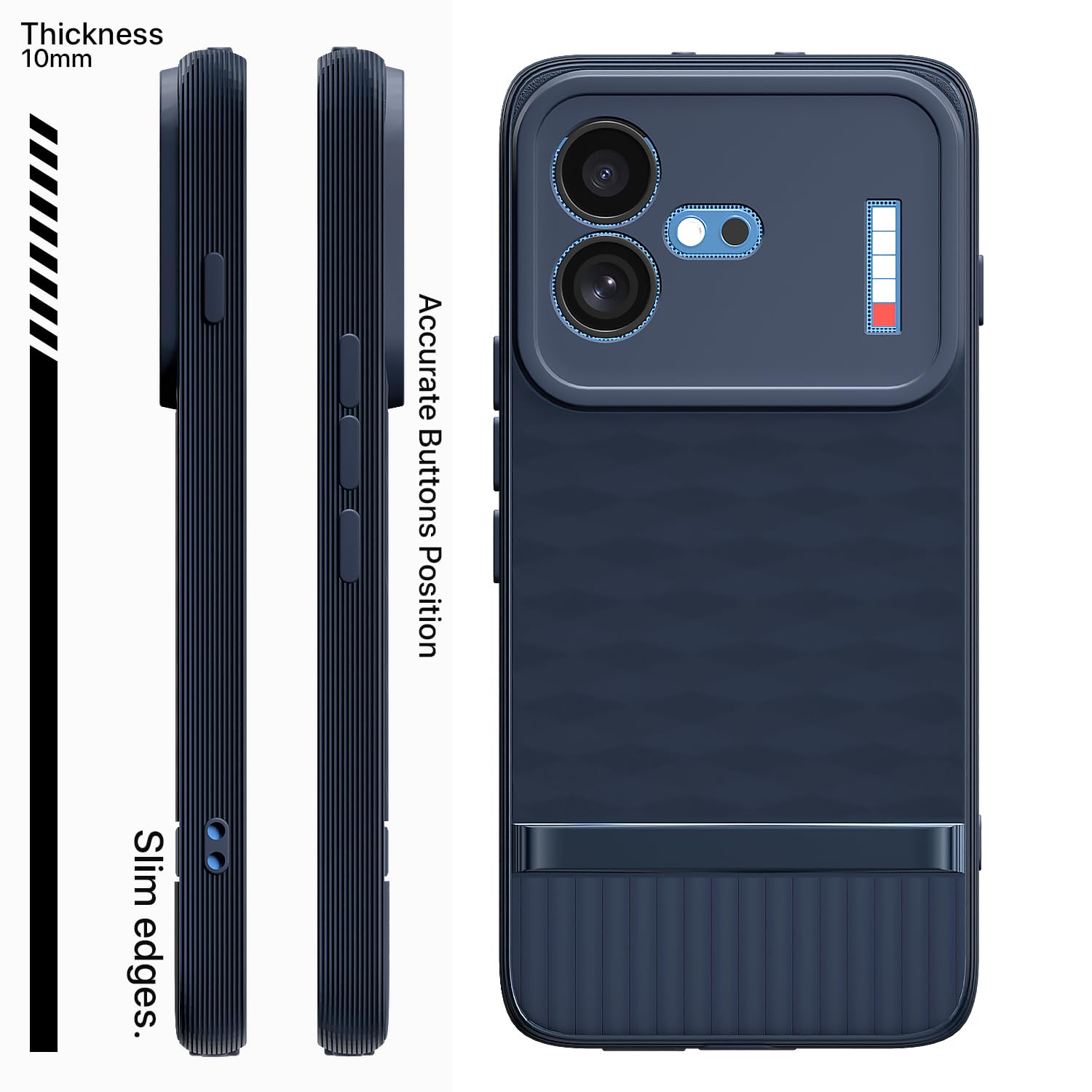 Pikkme blue mobile back cover for Nothing Phone 4b 5G – photo 3