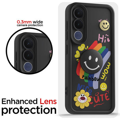 Pikkme black Soft Silicone back cover for Vivo V70 FE 5G – photo 5