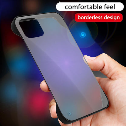 Pikkme iPhone 12 Frameless Back Cover (Black)