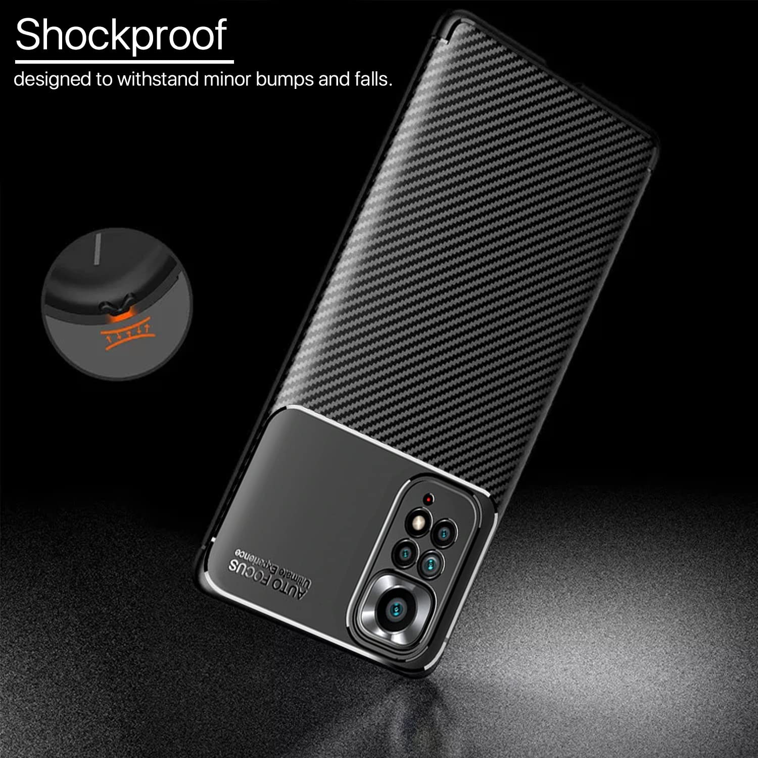 Black back cover for Redmi Note 11 Pro/Note 11 Pro Plus 5G – Pikkme – photo 4