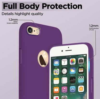 iPhone 6/6S Soft Silicone back cover in grape by Pikkme – photo 5