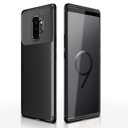 Pikkme black Carbon back cover for Samsung S9 Plus