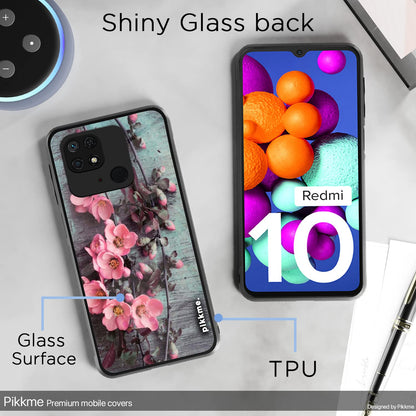 Pikkme Flower mobile back cover for Redmi 10/10 Power – photo 3
