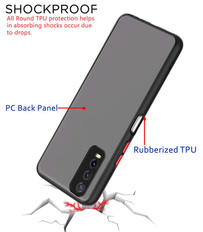 Pikkme black Hybrid mobile back cover for Vivo Y12S/Y20/Y20i – photo 4