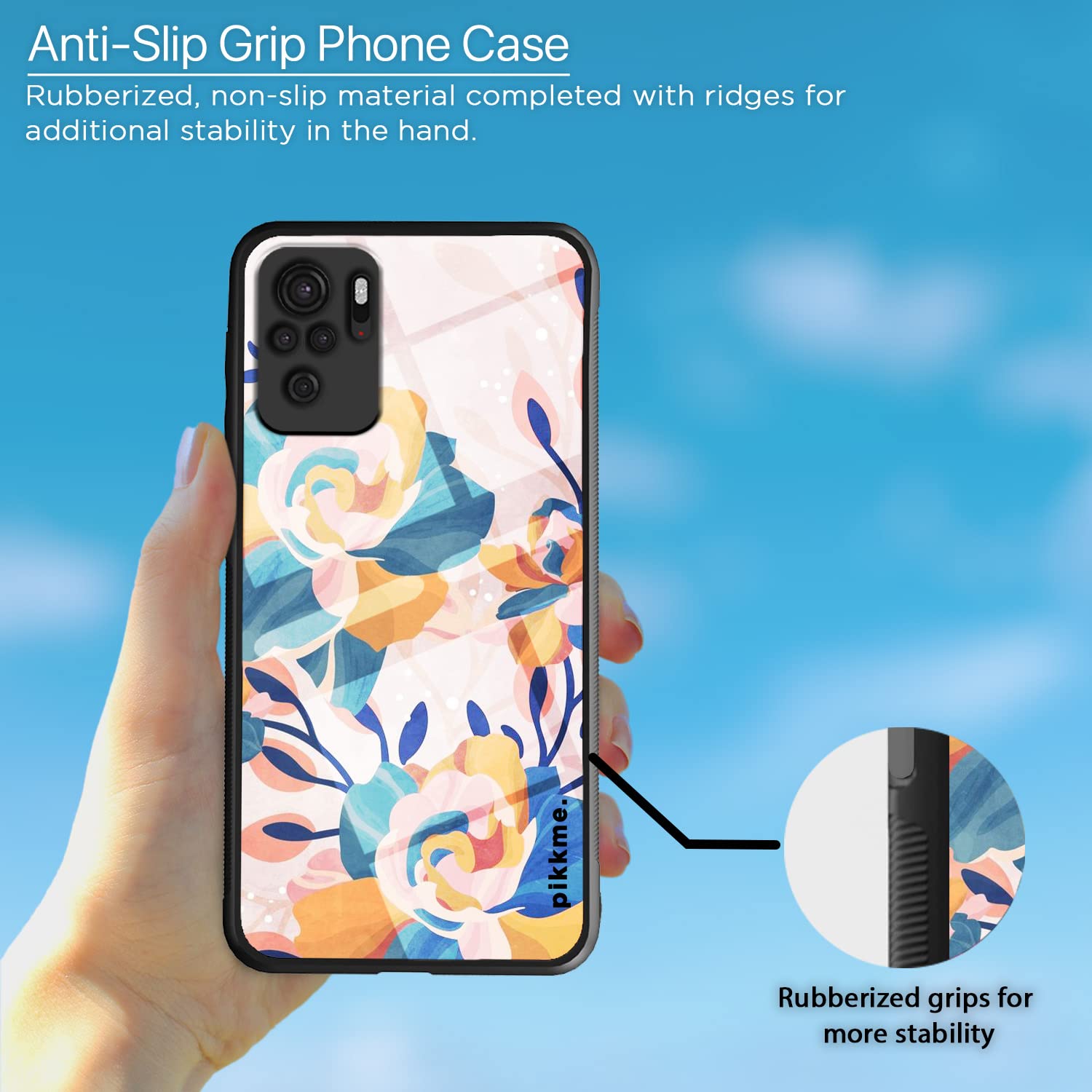 Flower Mobile back cover for Redmi Note 10/Note 10s – Pikkme – photo 5