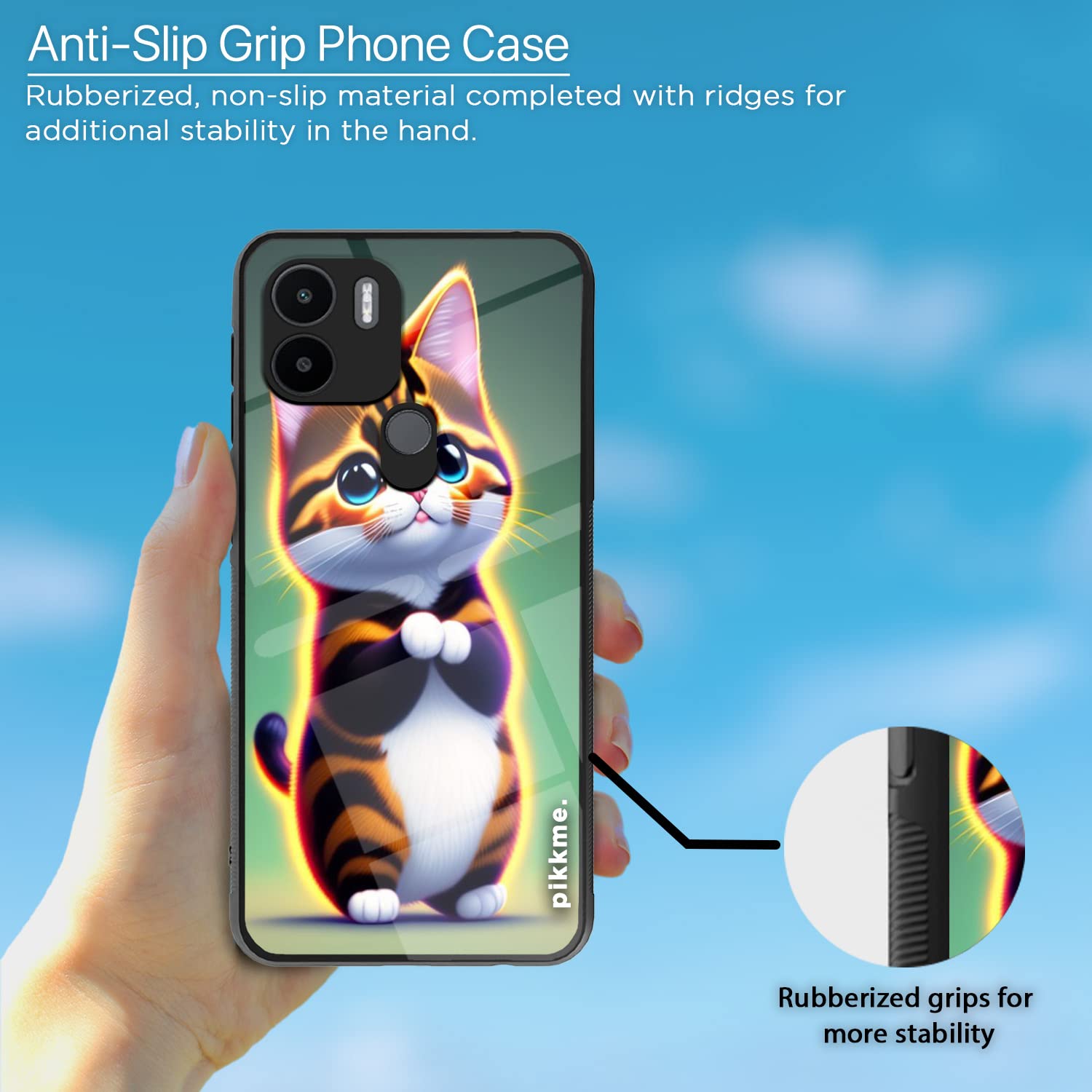 Pikkme Cat mobile back cover for Redmi A1 Plus/A2 Plus/Poco C50 – photo 5