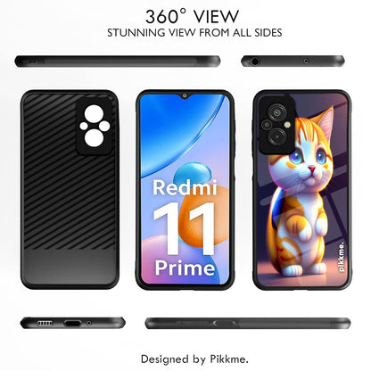 Cat Back cover for Redmi 11 Prime 4G – Pikkme – photo 2